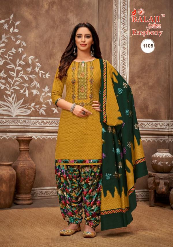 Balaji Rasberry Vol-11 Cotton Designer Patiyala Dress Material